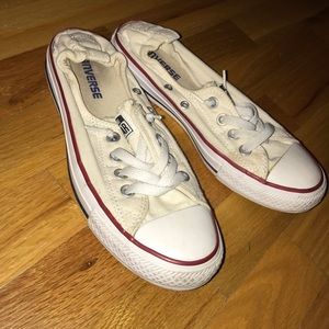 Low top white converse / all star sneakers